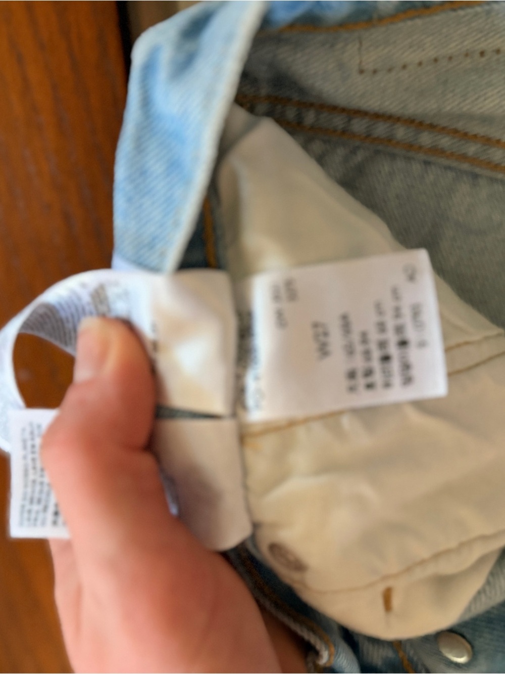 Levi's Light Blue Denim Jean Shorts